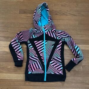 Icons Striped Multicolor Hoodie